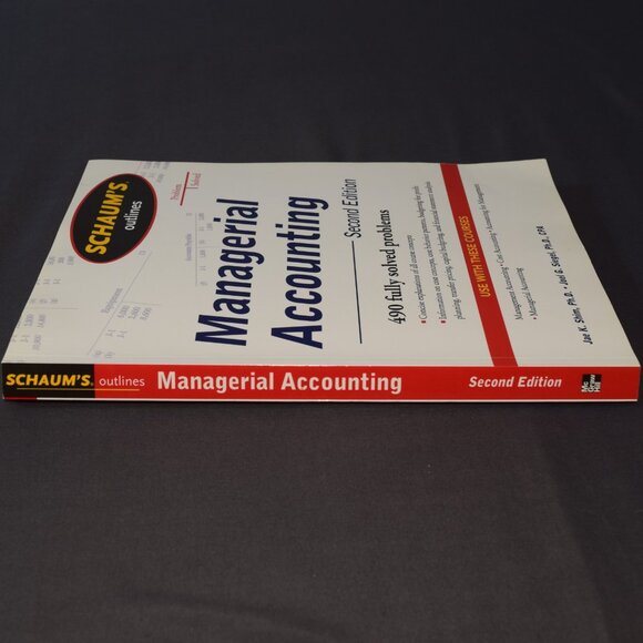 Managerial Accounting 2nd Edition Shim Siegel Reference Text Book MBA Very Good - Picture 6 of 14